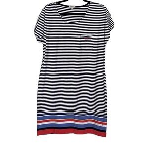 Barbour Harewood Strips  Dress‎ Size 12 Nautical